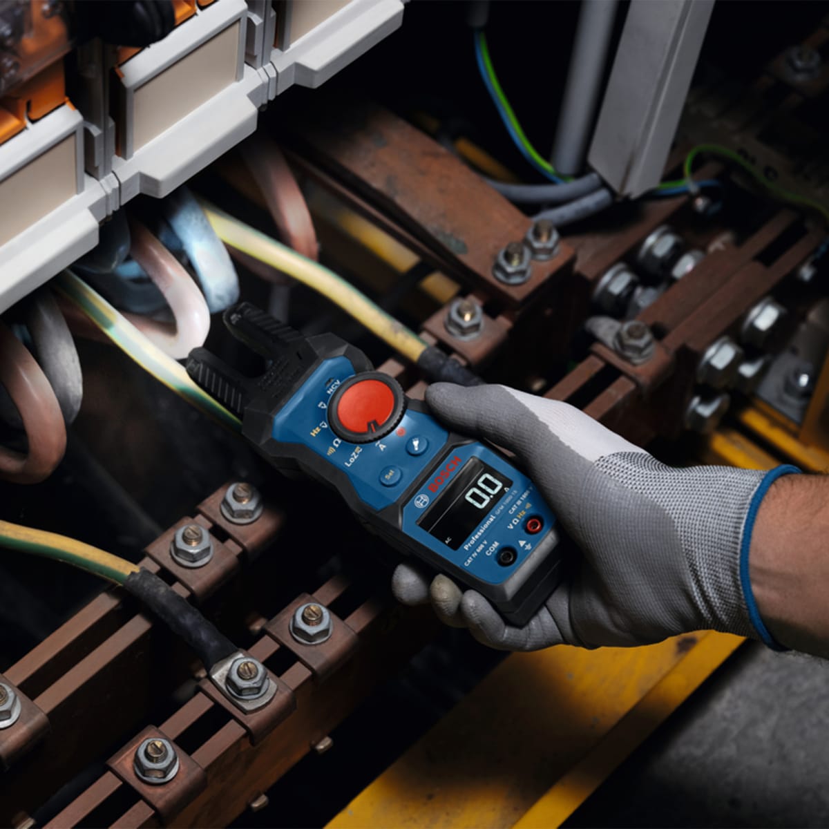 Pinza Amperimétrica de Horquilla 1000V Bosch GFM 1000-155