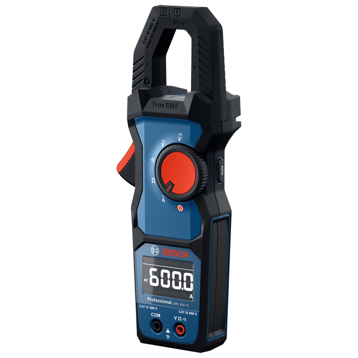 Pinza Amperimétrica con Gancho 600V GMC 600-15 Bosch 0601.077.6013