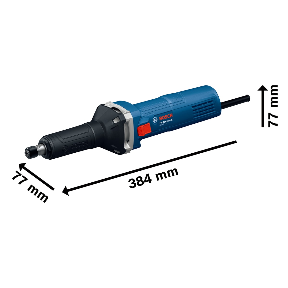 Esmeril recto bosch 550W cuello largo GGS 5LS - BOSCH -0601.224.2E05