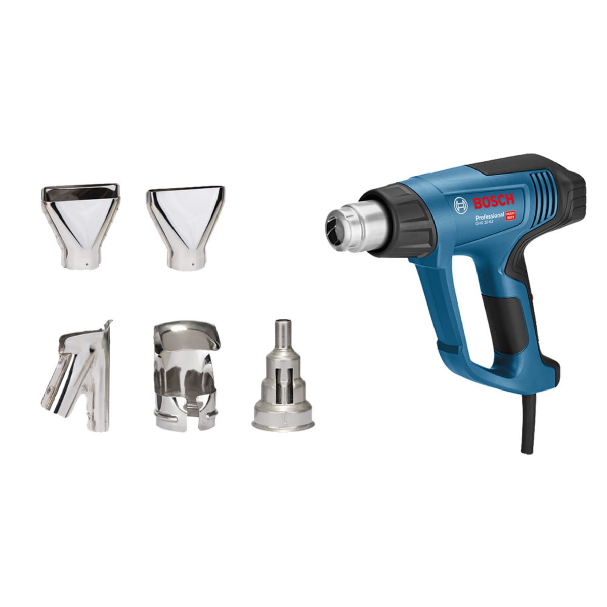 Pistola de Calor Digital Bosch 2000W 630°C - GHG 20-63 - 0601.2A6.2E03