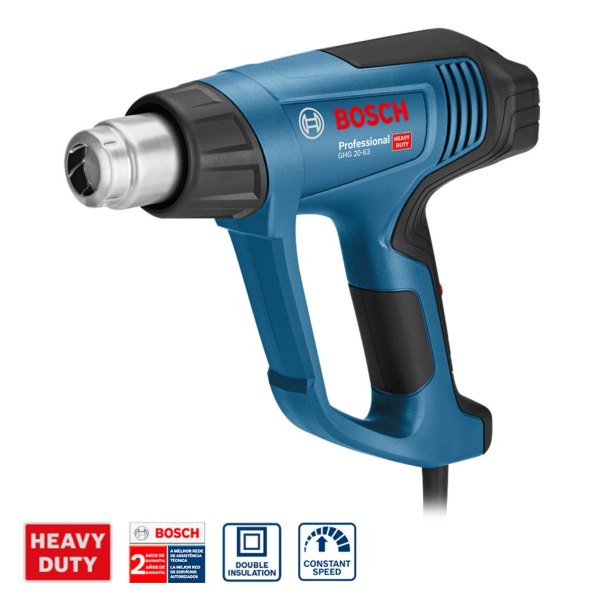 Pistola de Calor 2000W 630°C Bosch GHG 20-631