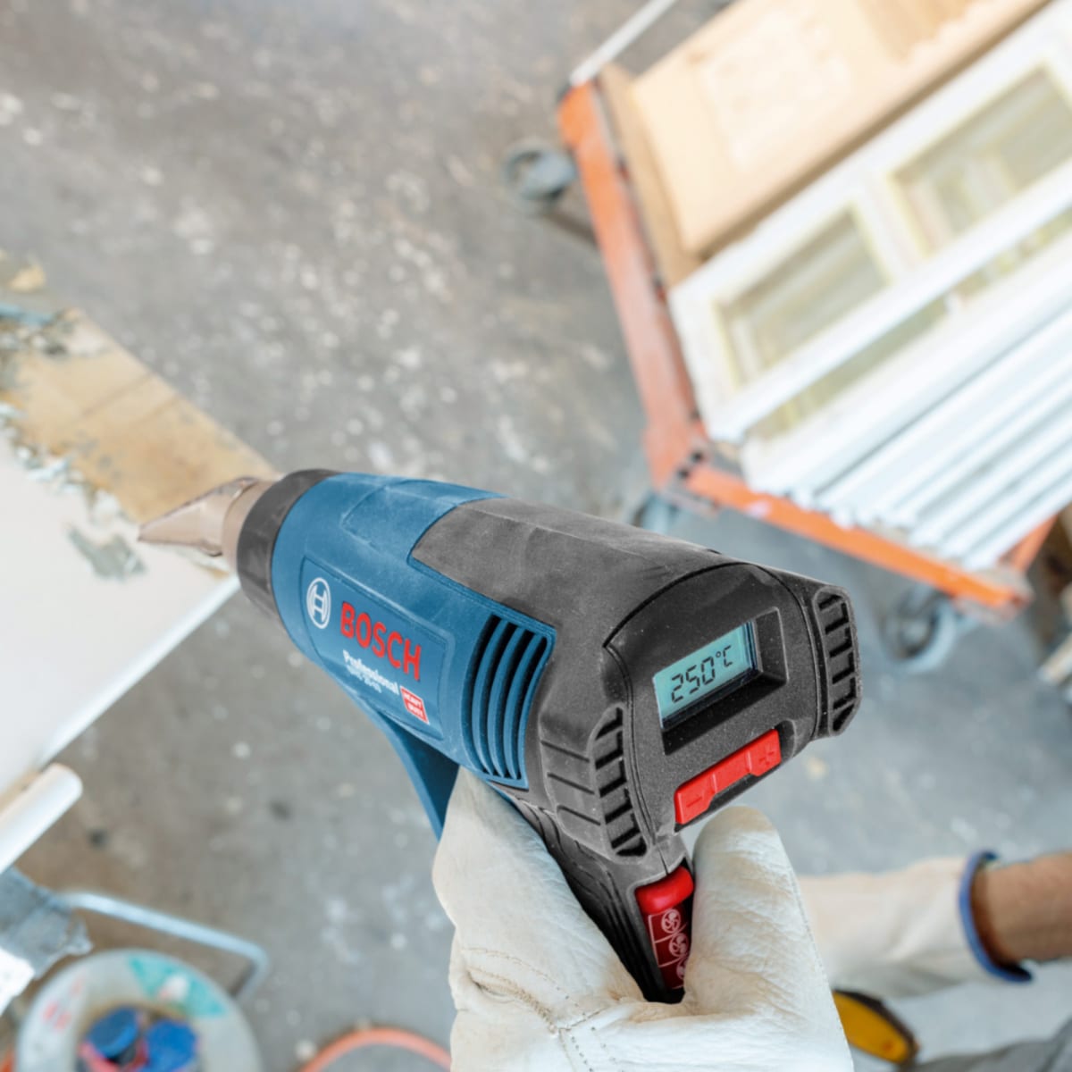 Pistola de Calor Digital Bosch 2000W 630°C - GHG 20-63 - 0601.2A6.2E06