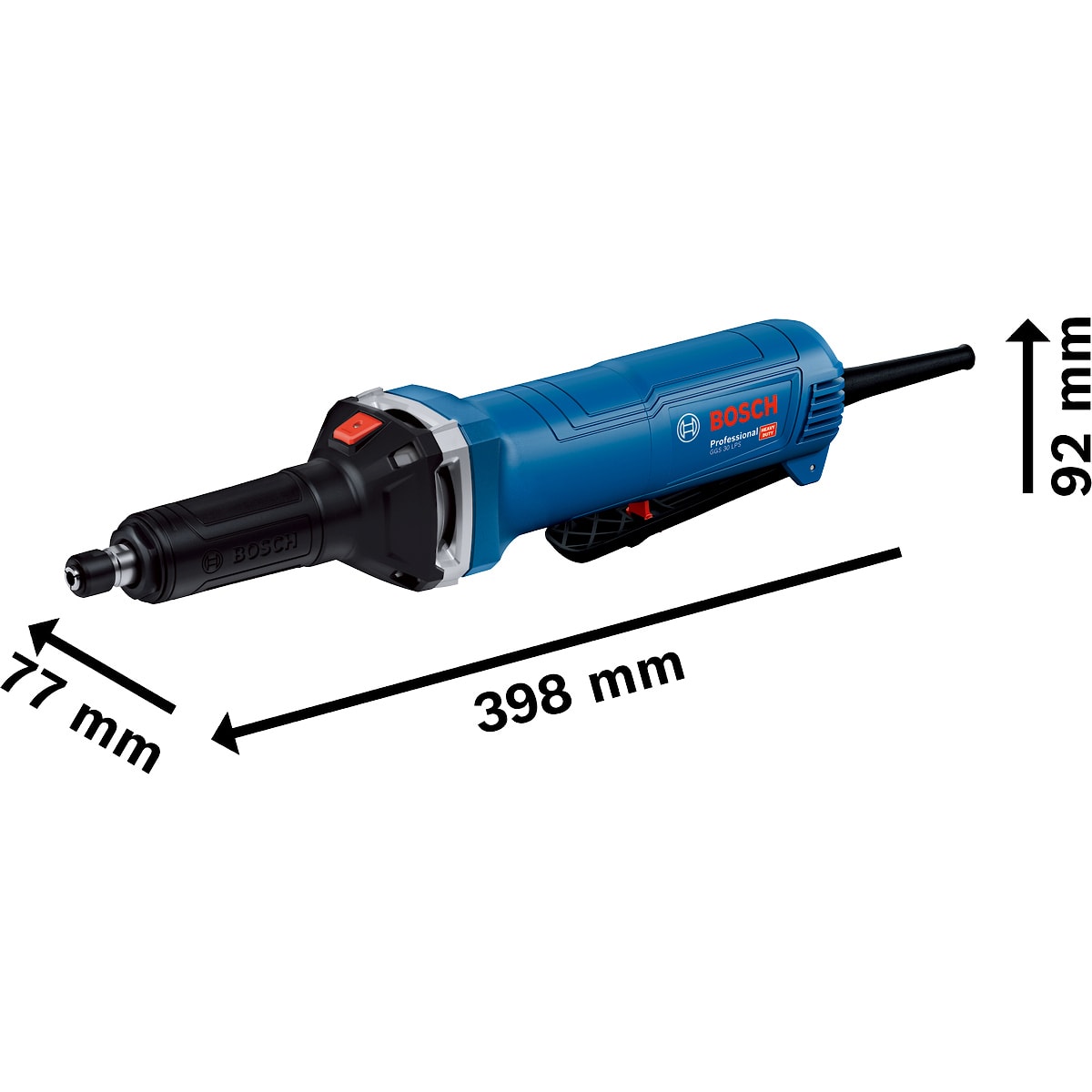 Esmeril Recto Bosch 750W Cuello Largo GGS 30 LPS - 0601.2B5.2E04