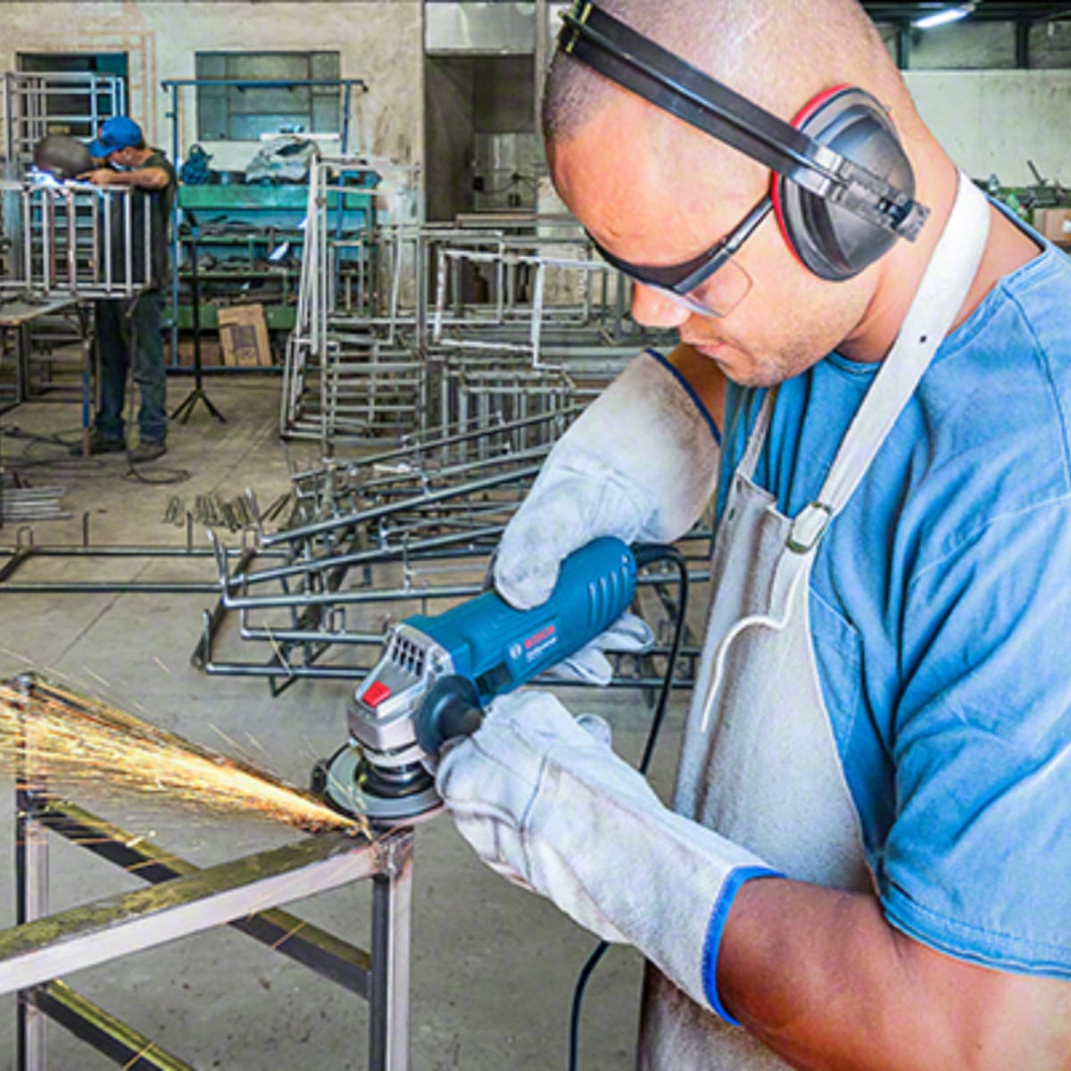 Esmeril Angular Eléctrica 4-1/2'' 850W Gws 850 Bosch 0601.377.5EA5