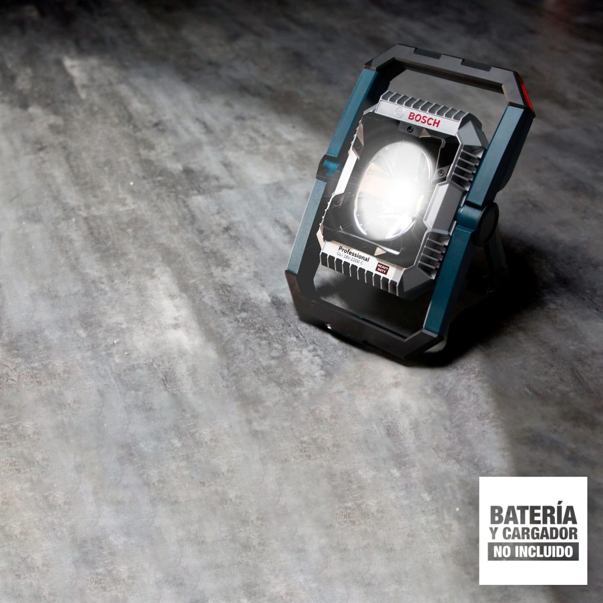 Reflector LED Conectado Bosch GLI 18V-2200 C/ Baretool - 0601.446.5016