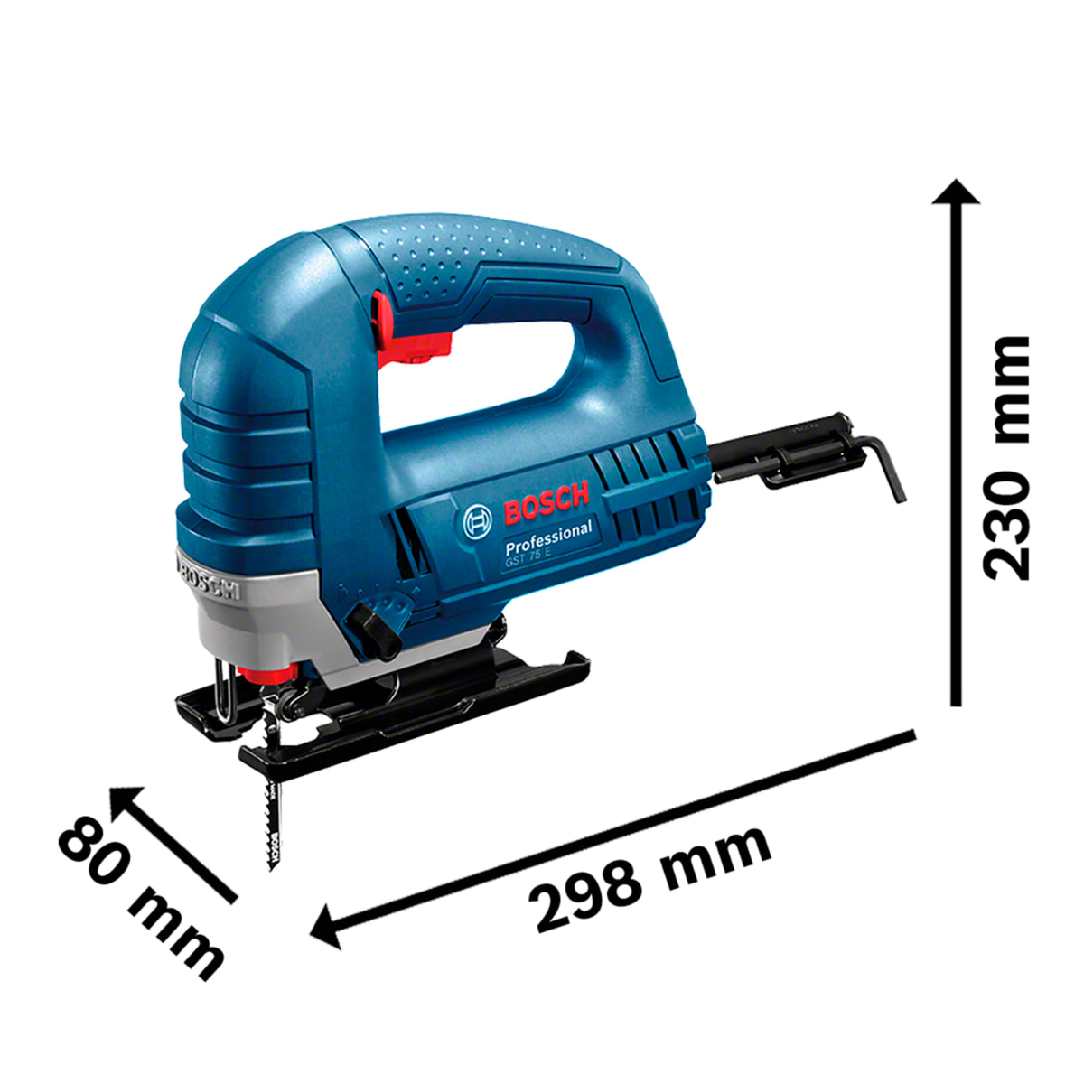 Sierra Caladora Bosch 710W Profesional GST 75 E - 0601.58H.0E03
