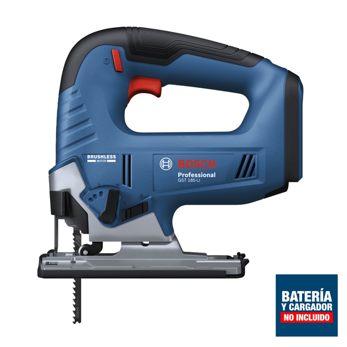 Sierra caladora Bosch 18V Brushless (Sin Batería) GST185-LI - 0601.5B3.0E12