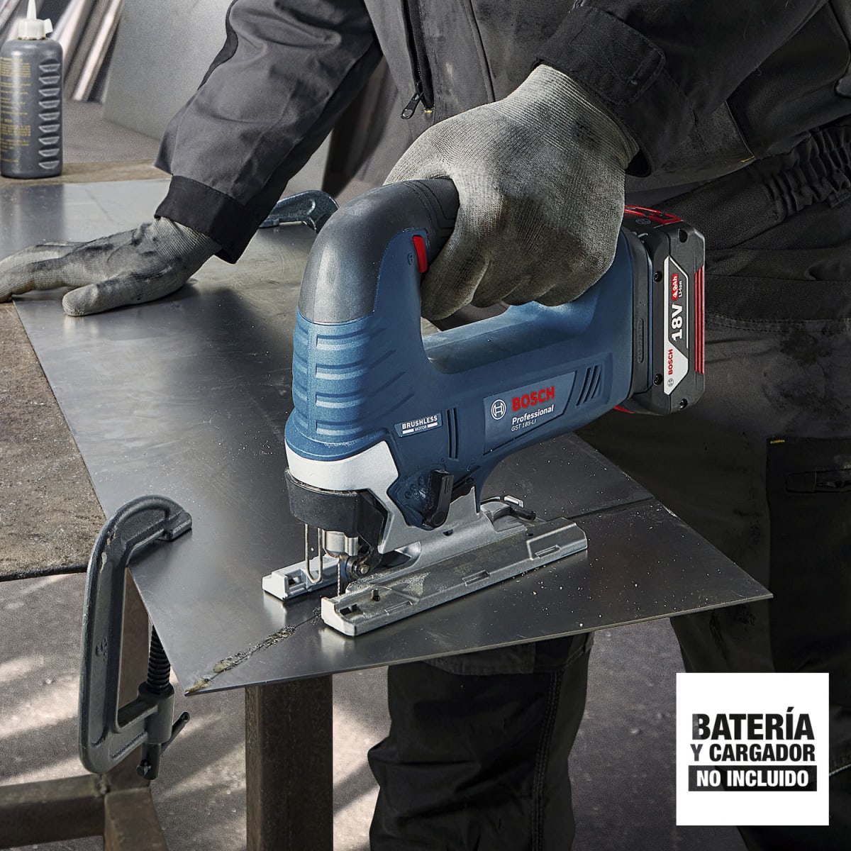 Sierra caladora Bosch 18V Brushless (Sin Batería) GST185-LI - 0601.5B3.0E17