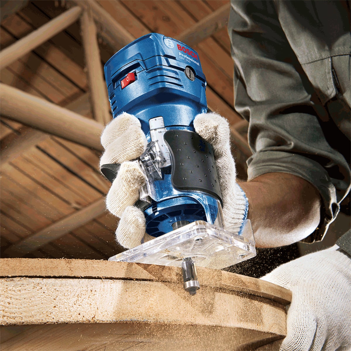 Fresadora de Palma Bosch 1/4