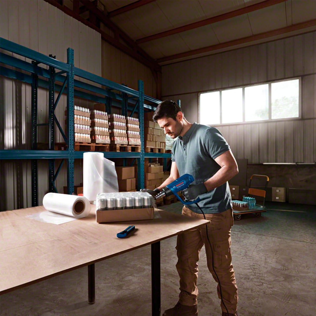 Pistola de Calor Bosch 1800W 550°C GHG 180 - 0601.94D.0E07