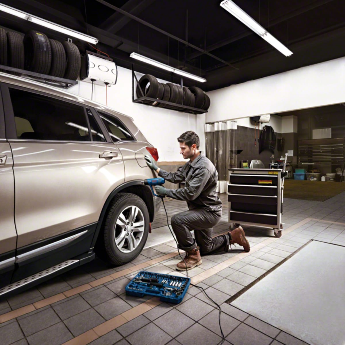 Pistola de Calor Bosch 1800W 550°C GHG 180 - 0601.94D.0E09