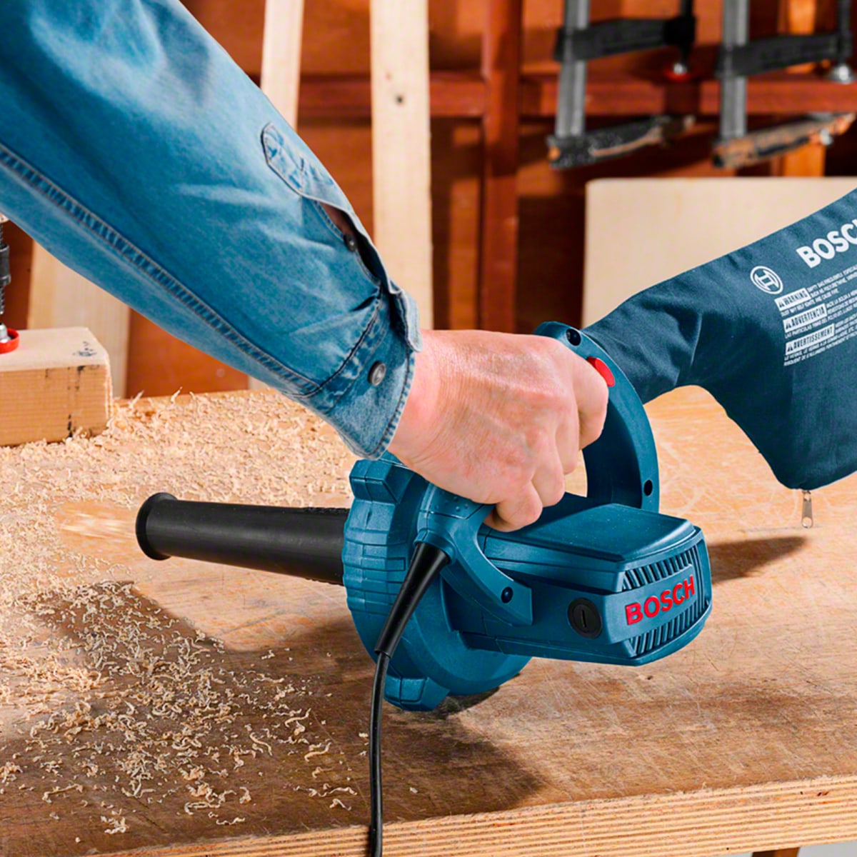 Soplador Aspirador Bosch 800W 4.5 m³/min GBL 800 E - 0601.980.4E06