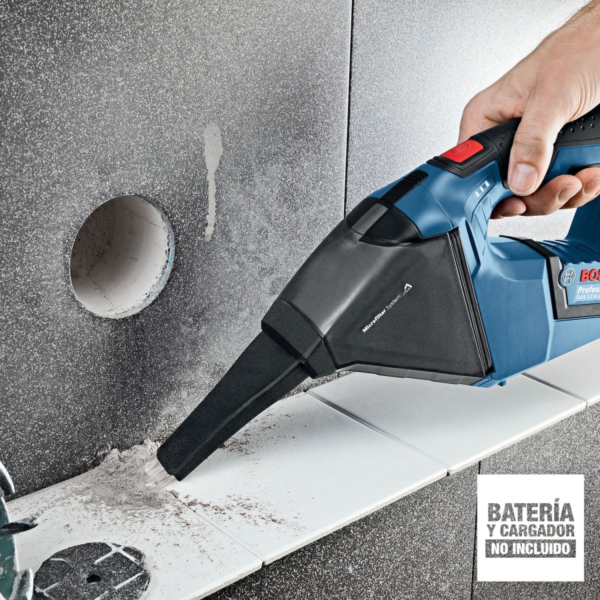 Aspiradora de Mano Bosch GAS 12V-LI Baretool - 0601.9E3.0006