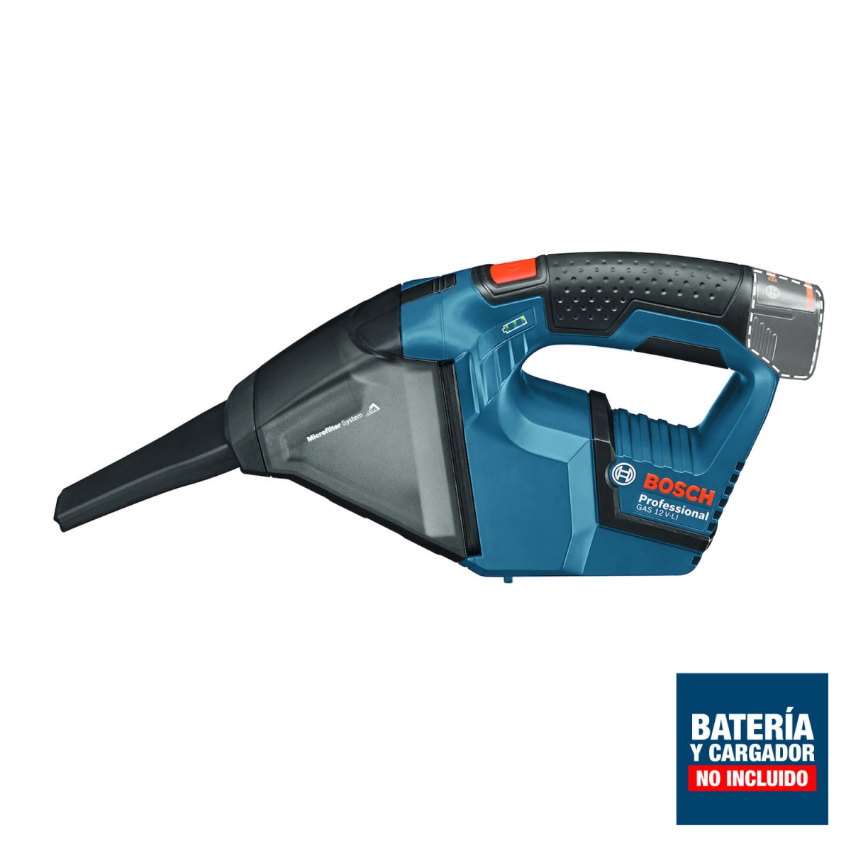 Aspiradora de mano Bosch 12V (Sin Batería) GAS12V-LI - 0601.9E3.0002