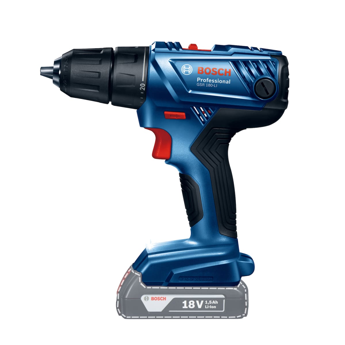 Combo Bosch GWS 180 + GBH 180 + GSR 180-LI - 0615.A00.26V4