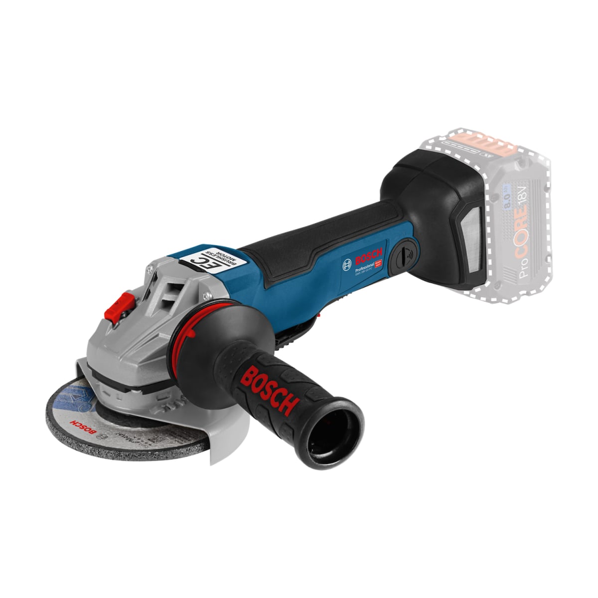 Amoladora Bosch GWS 18V-10 PC 5