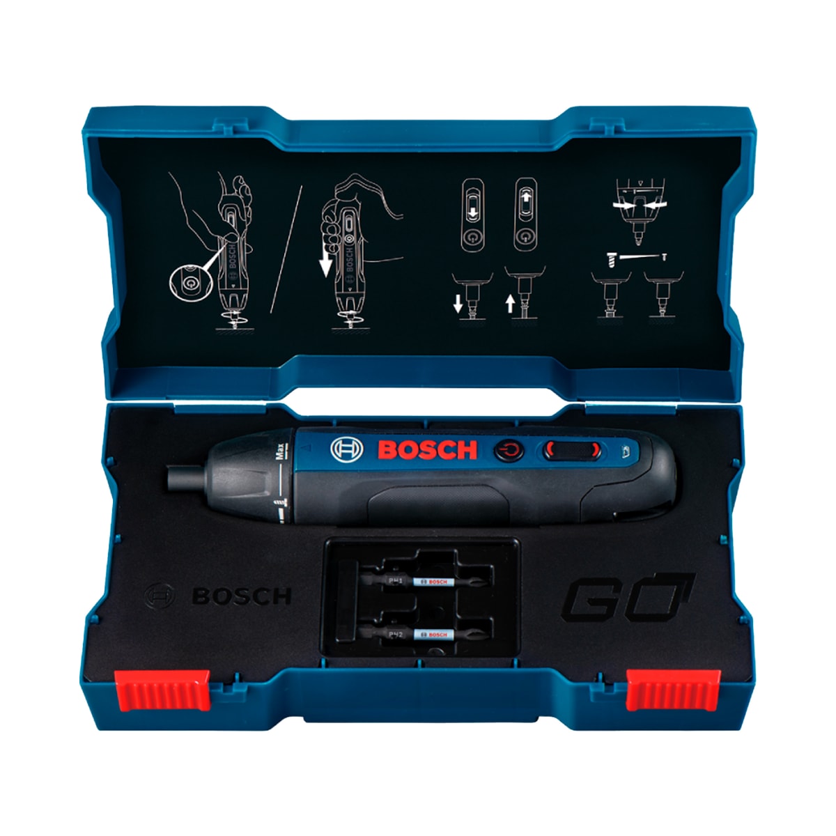 Atornillador Bosch 3.6V 5Nm Bosch GO - 0601.9H2.1E02