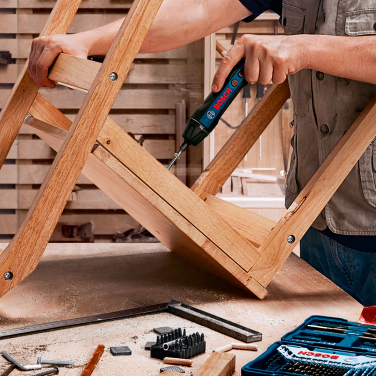 Atornillador Bosch 3.6V 5Nm Bosch GO - 0601.9H2.1E06