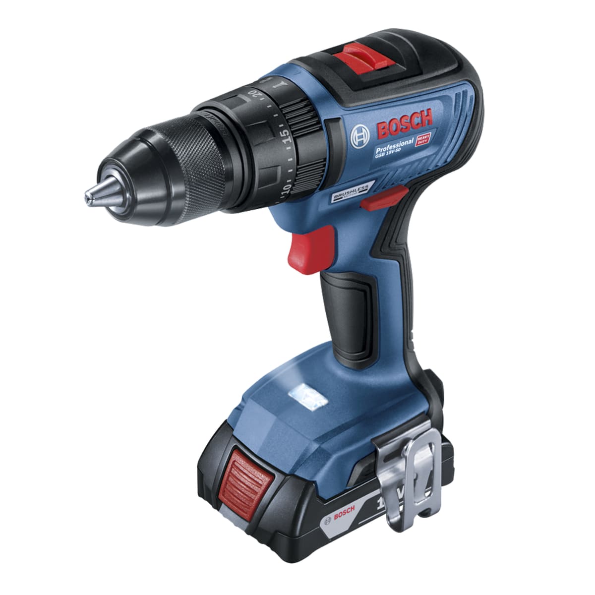 Taladro Percutor Bosch 18V Brushless GSB 18V-50 - 0601.9H5.1E42