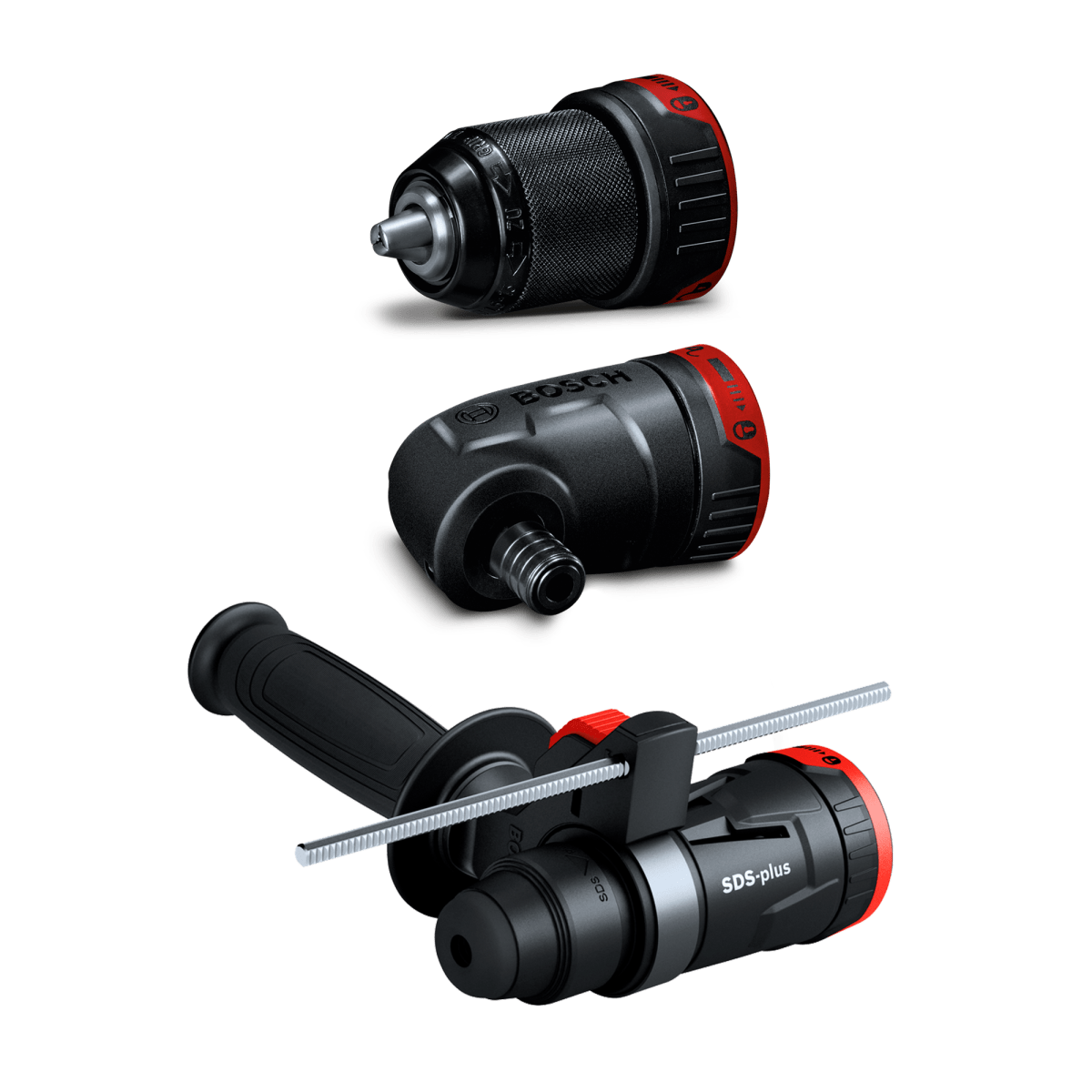 Taladro Bosch GSR 18V-90 FC + 3 Mandriles + Maleta - 0601.9K6.2E06