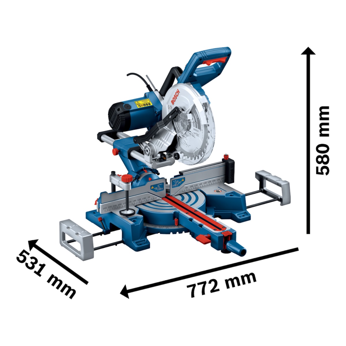 Sierra Ingleteadora Telescópica Bosch 10
