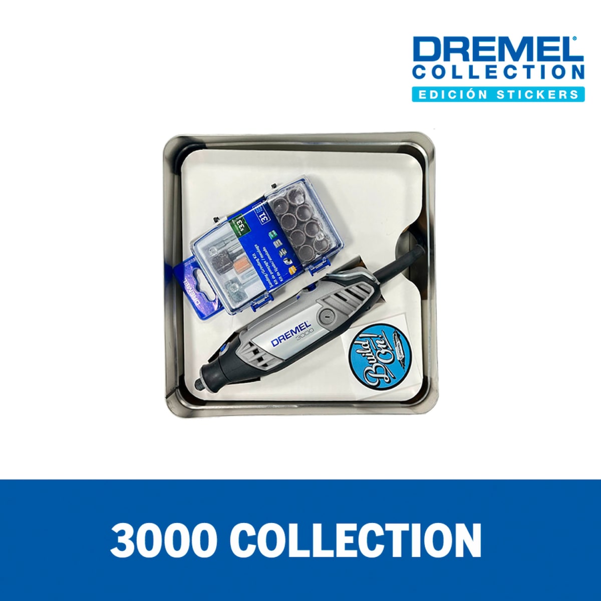 Mototool Dremel 3000 + 31 Accesorios + Caja Metálica 220V 0615.A00.1ZX5