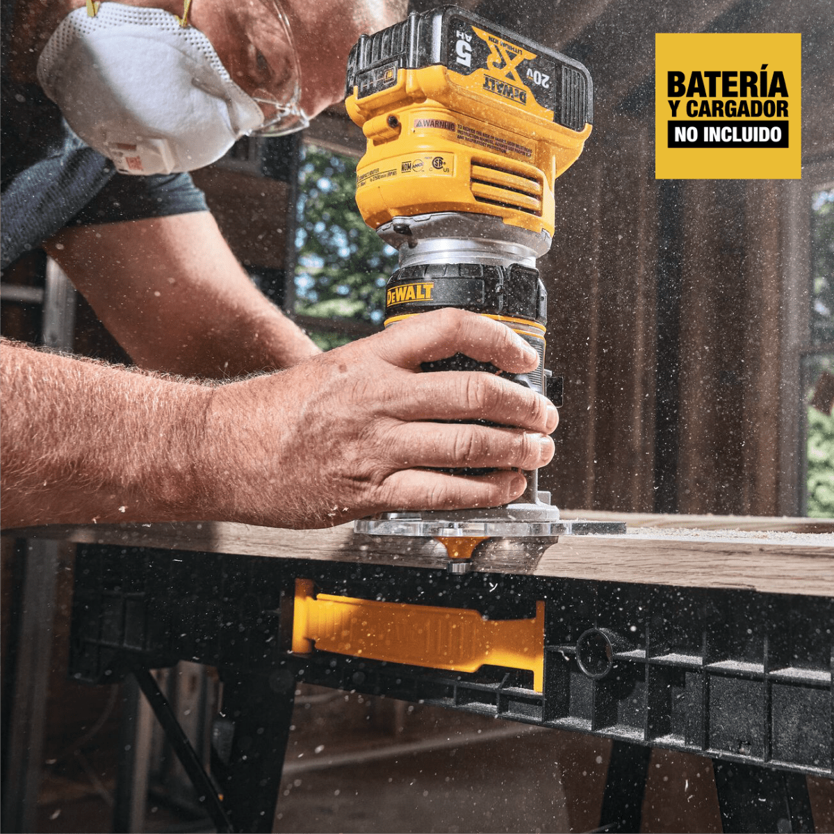 Ruteadora fresadora Dewalt 1/4
