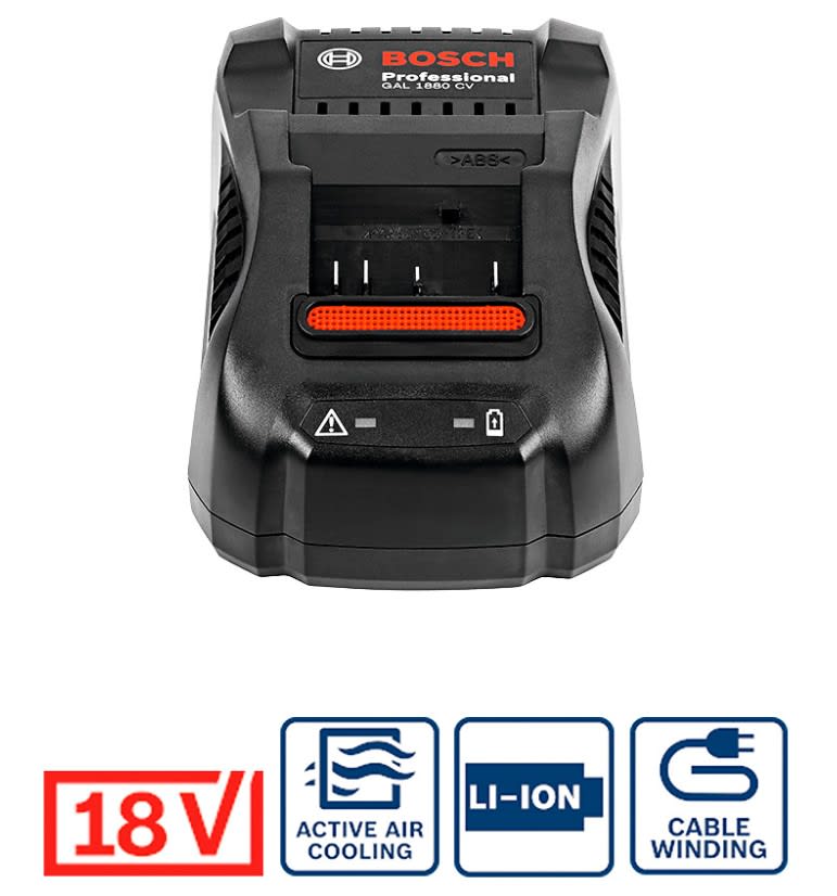Cargador para baterías de 18V GAL 1880 CV Bosch 1600.A01.5TJ4