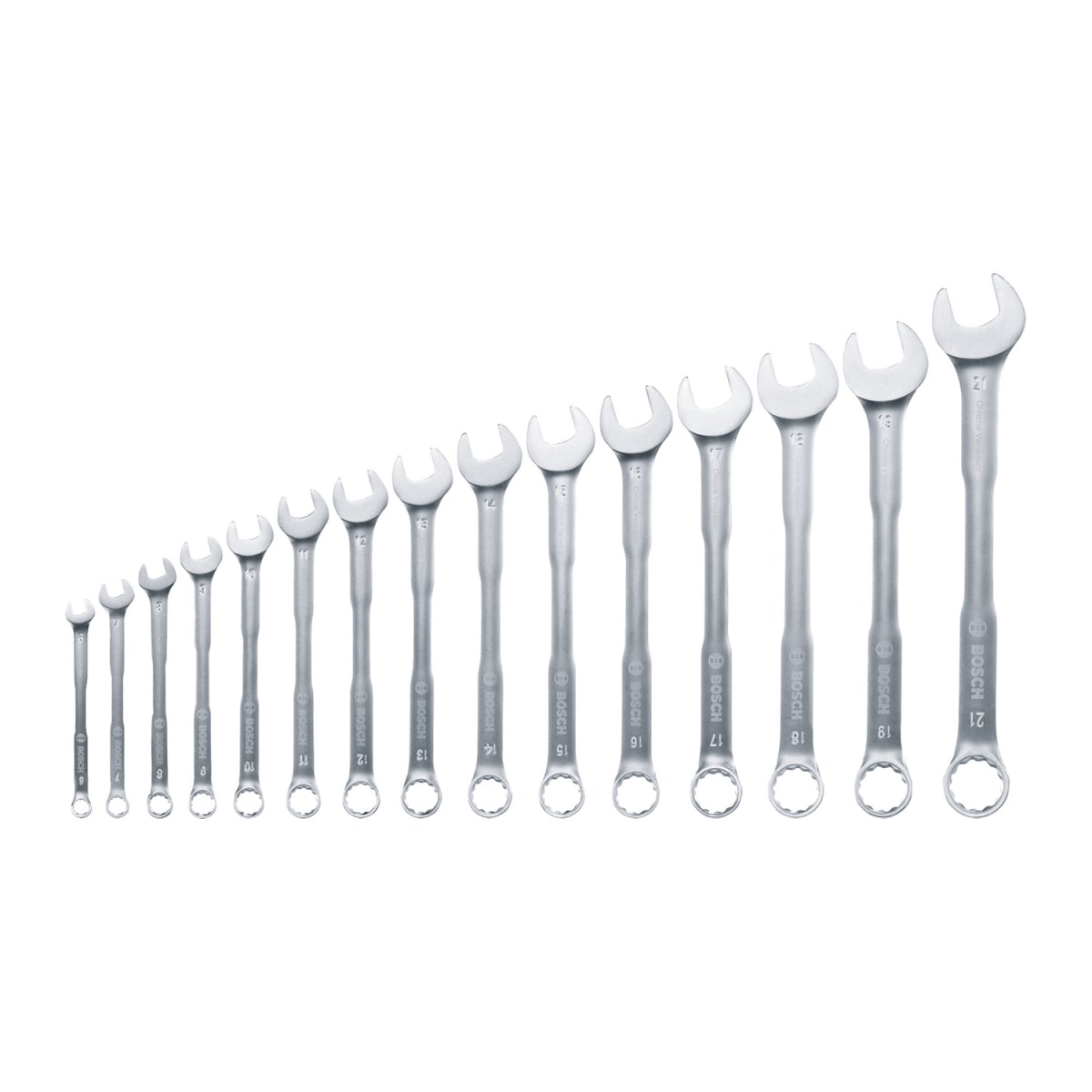 JUEGO LLAVE COMBINADA (6-21 MM) X 15 PZ BOSCH 1600.A03.AH51