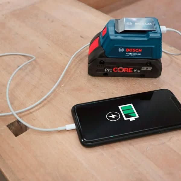 Adaptador USB Bosch GAA 18V-24 para Baterías de 18V Professional1