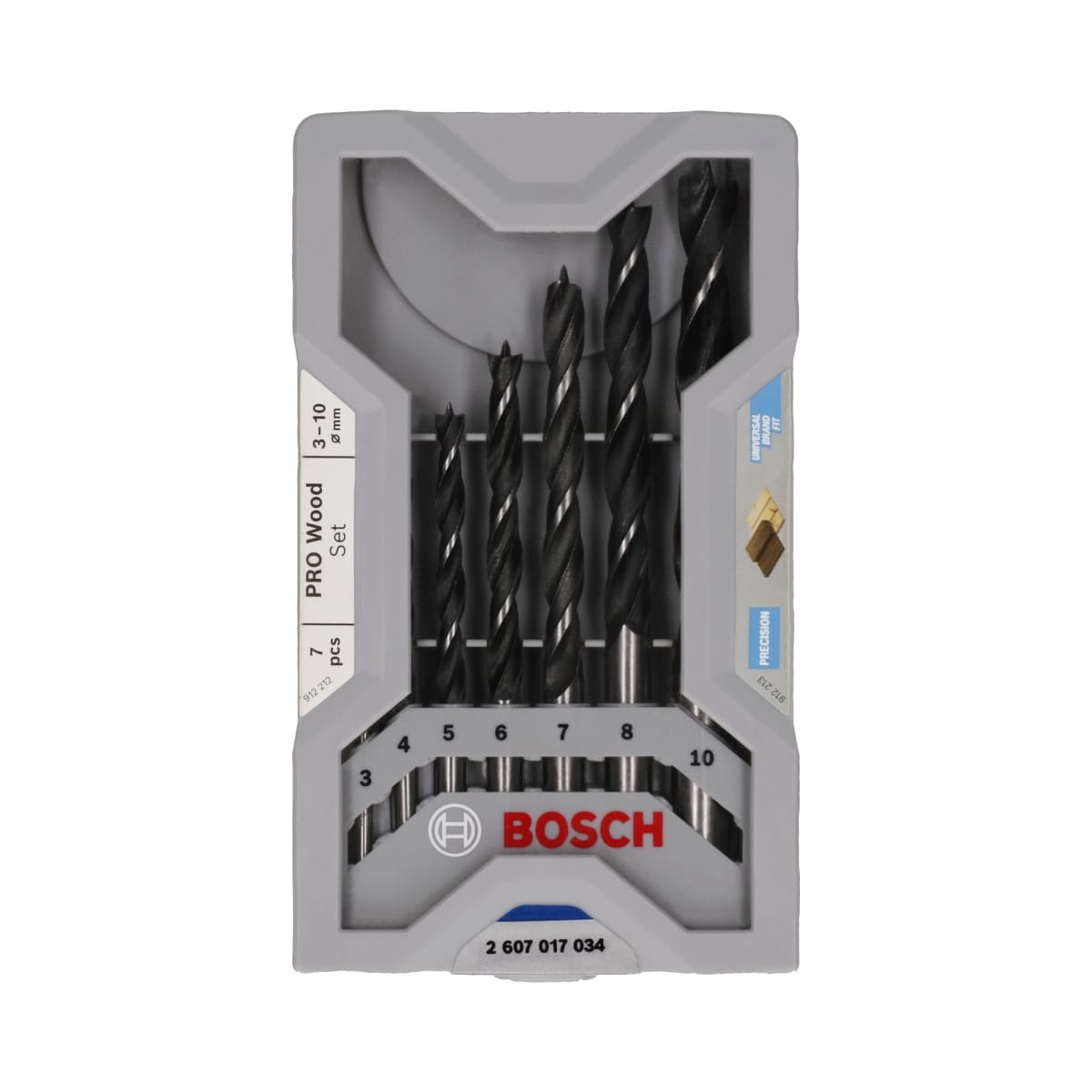 Set de Brocas 7 Piezas para Madera Bosch 2607.017.0343