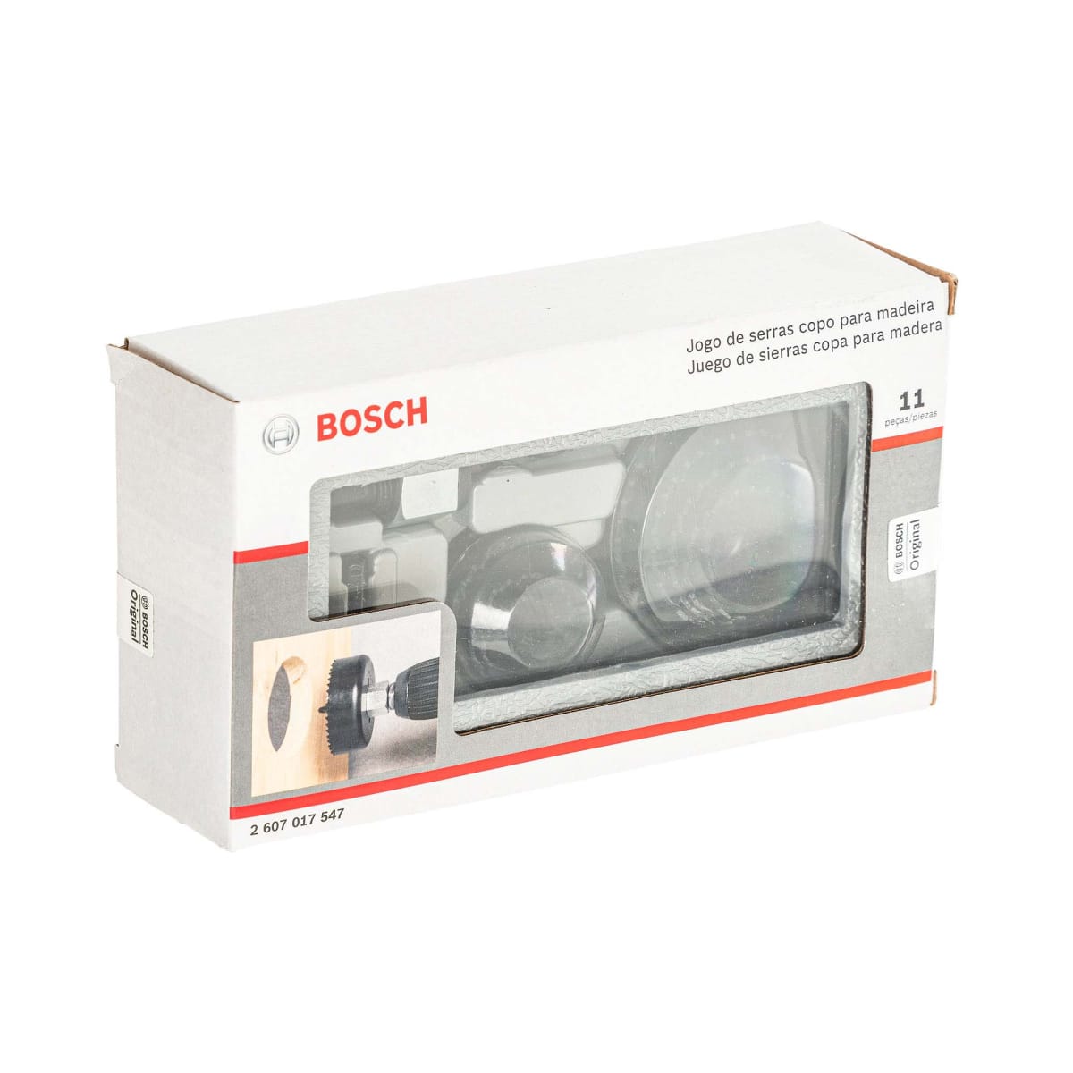 Set Grey Sierras Copa Madera 11pcs Bosch 2607.017.5475