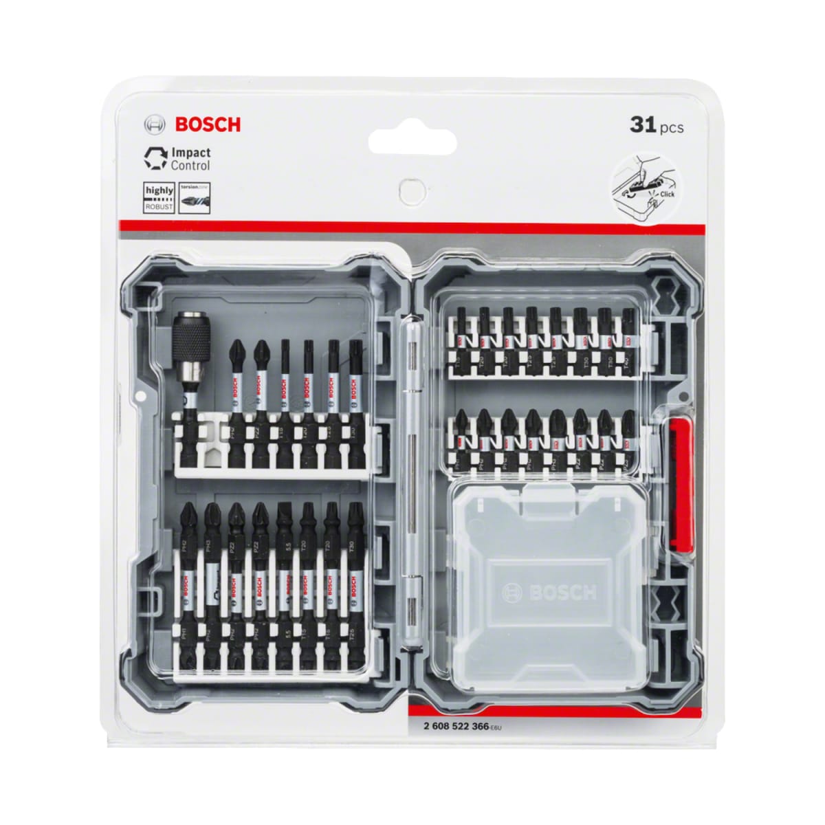 Juego de Puntas 31 Piezas Impact Control Bosch 2608.522.3662