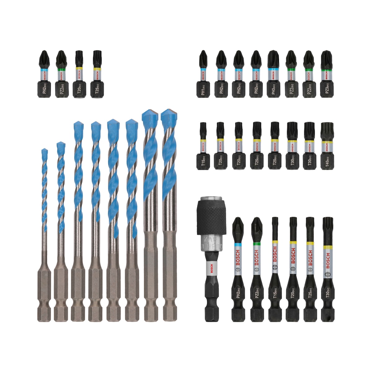 Juego de Puntas y Brocas 35 Piezas Impact Control Bosch 2608.522.5182