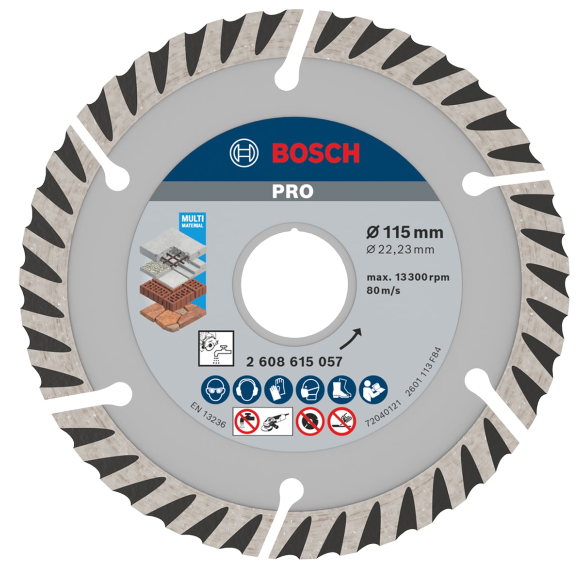 Disco de Corte Universal Diamante de 4-1/2