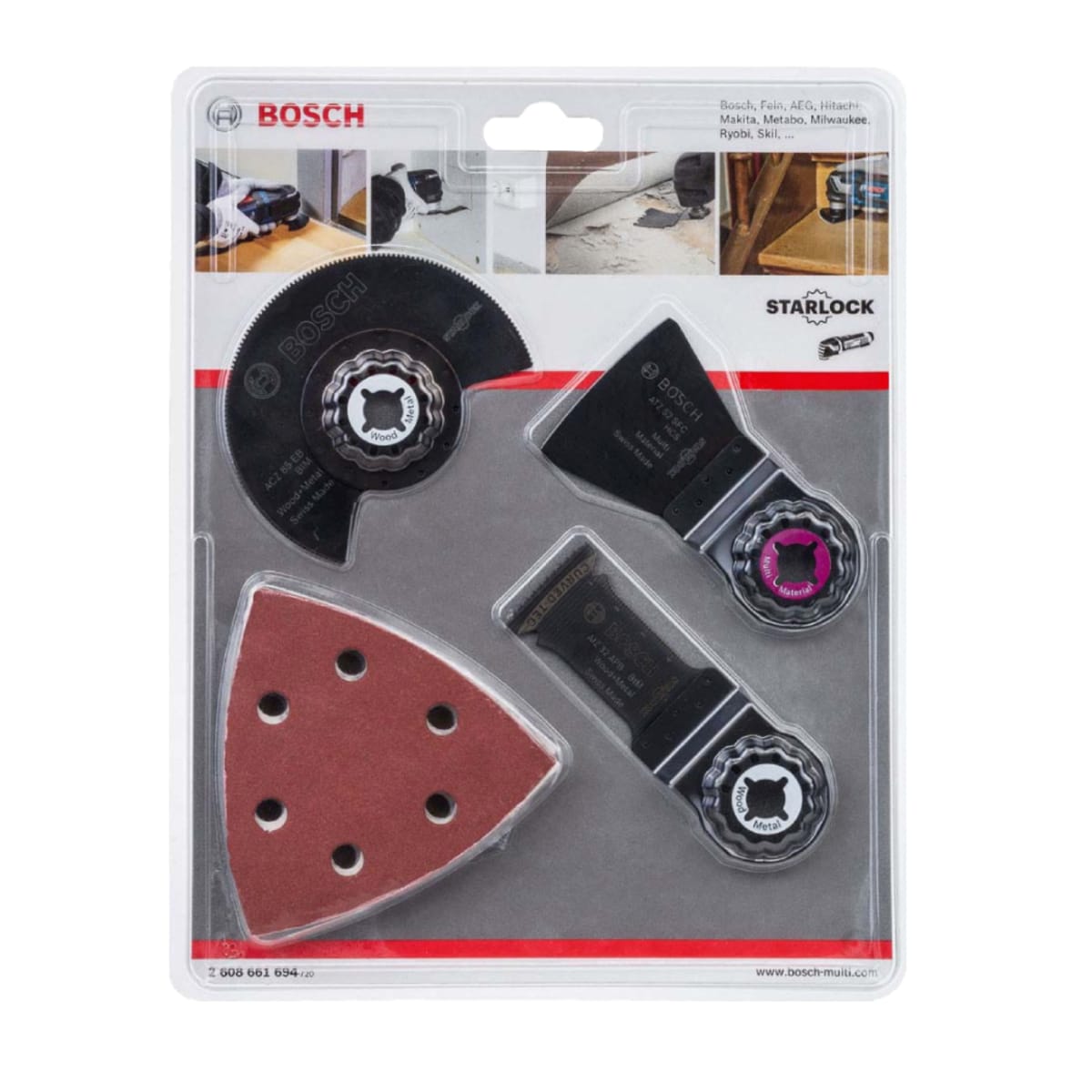 Set de Accesorios para Multitool Todo en Uno Bosch 2608.661.6941