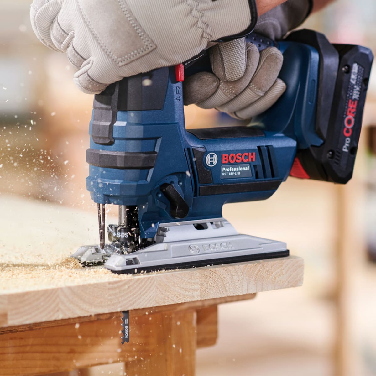 Hoja Caladora para Madera T144D x5 Unidades HCS Recto/Grueso Bosch 2608.667.3014