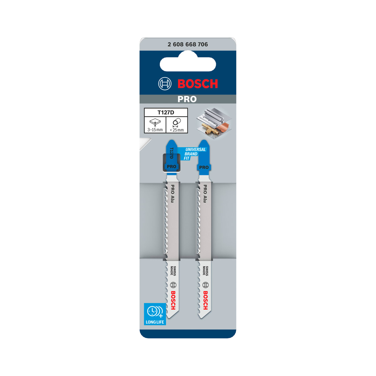 Hoja de Sierra de Calar PRO Aluminio T127D Bosch 2608.668.7061