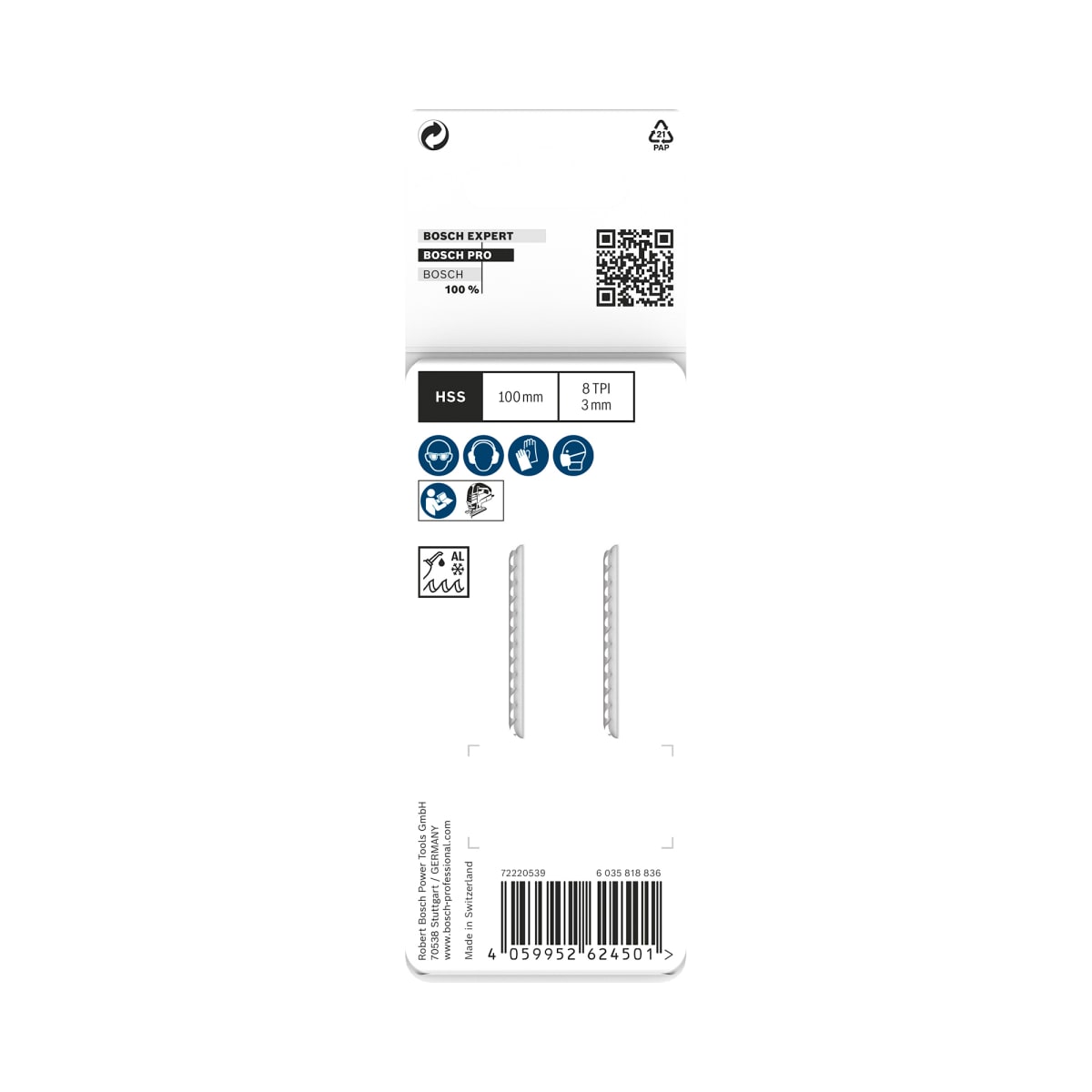 Hoja de Sierra de Calar PRO Aluminio T127D Bosch 2608.668.7063