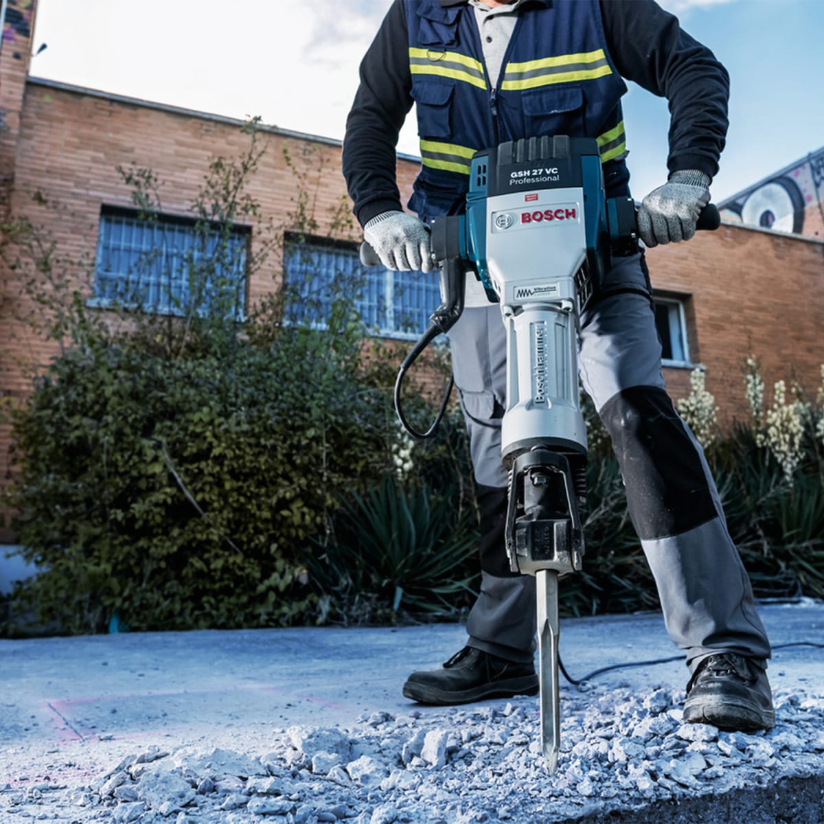 Cincel Plano Bosch Hex 28mm 35x520mm para Demolición - 2608.690.5676