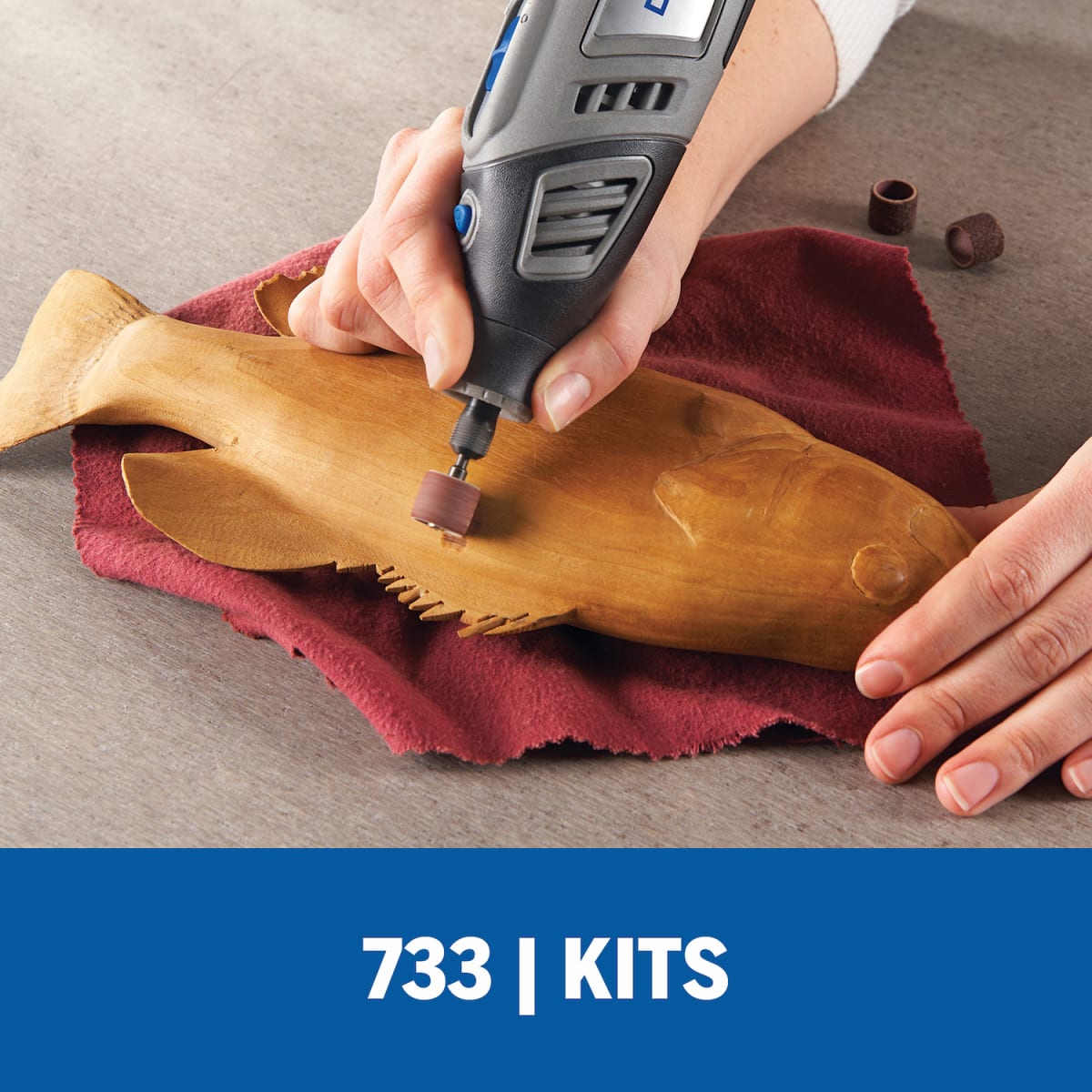 Micro Kit de Accesorios para madera Dremel 733 2615.073.3AB4