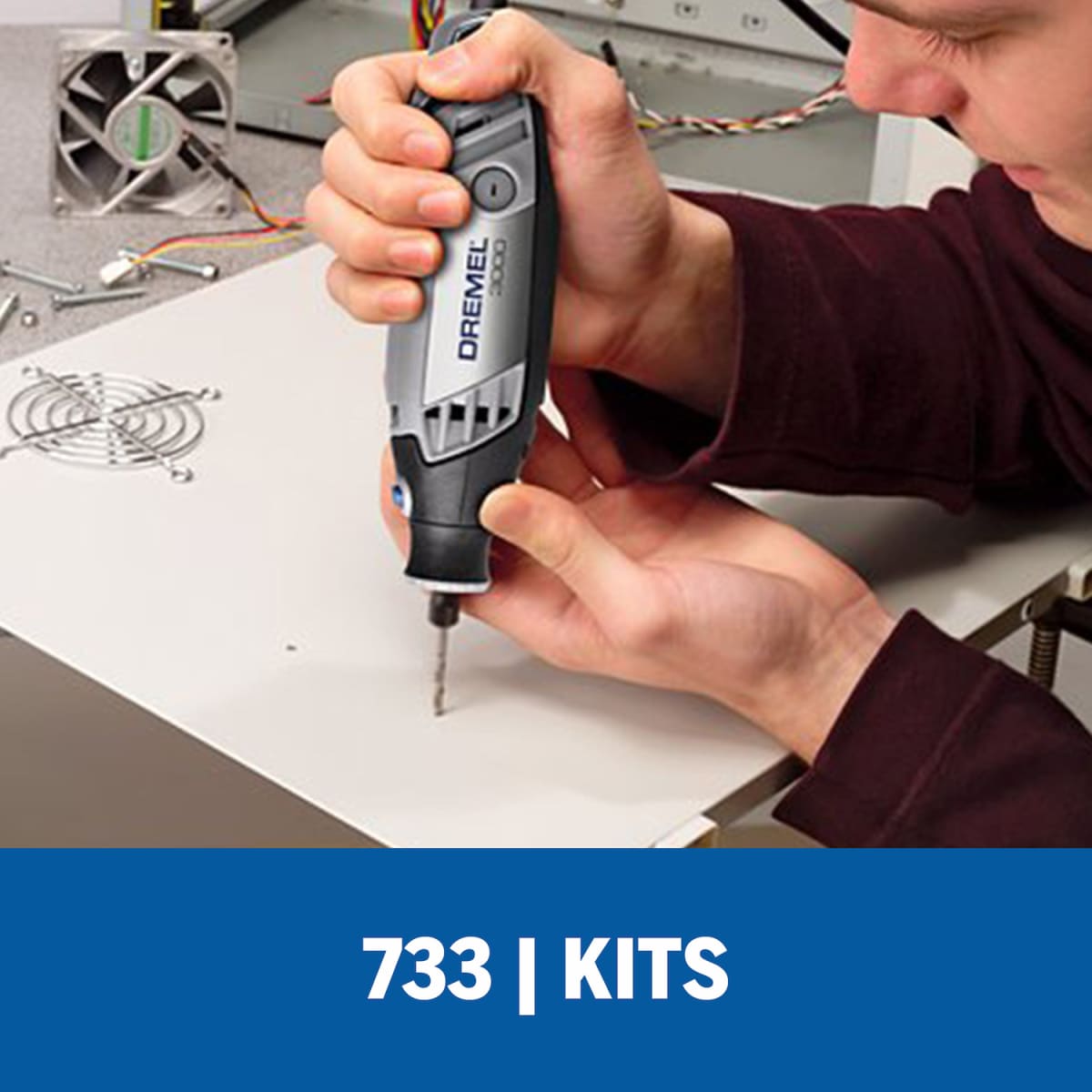 Micro Kit de Accesorios para madera Dremel 733 2615.073.3AB5