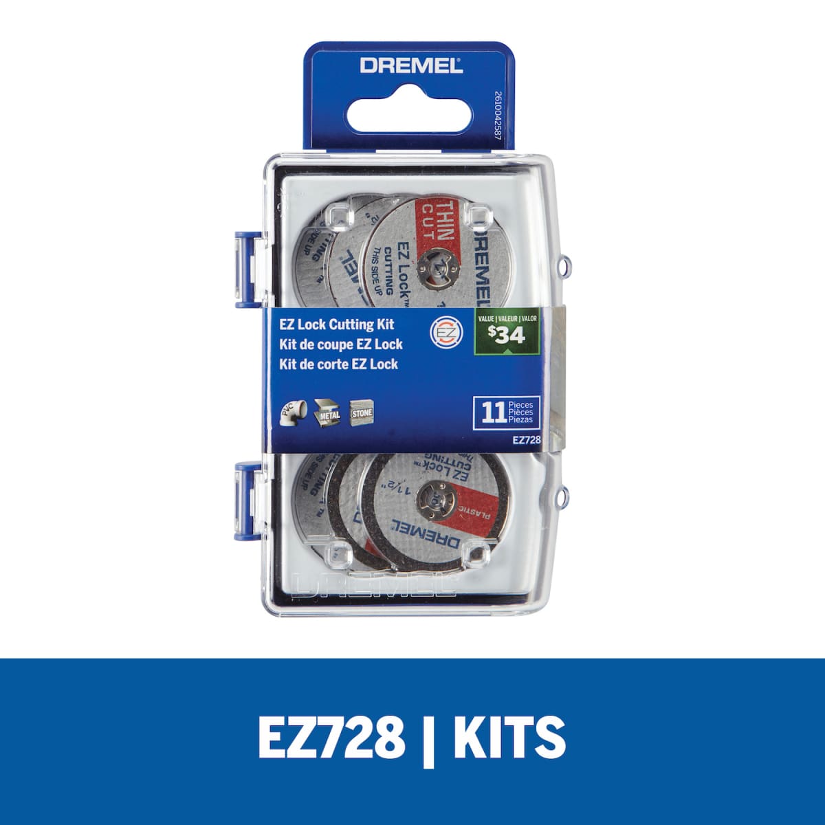 Micro Kit de accesorios Lijar / Esmerilar Dremel 7283