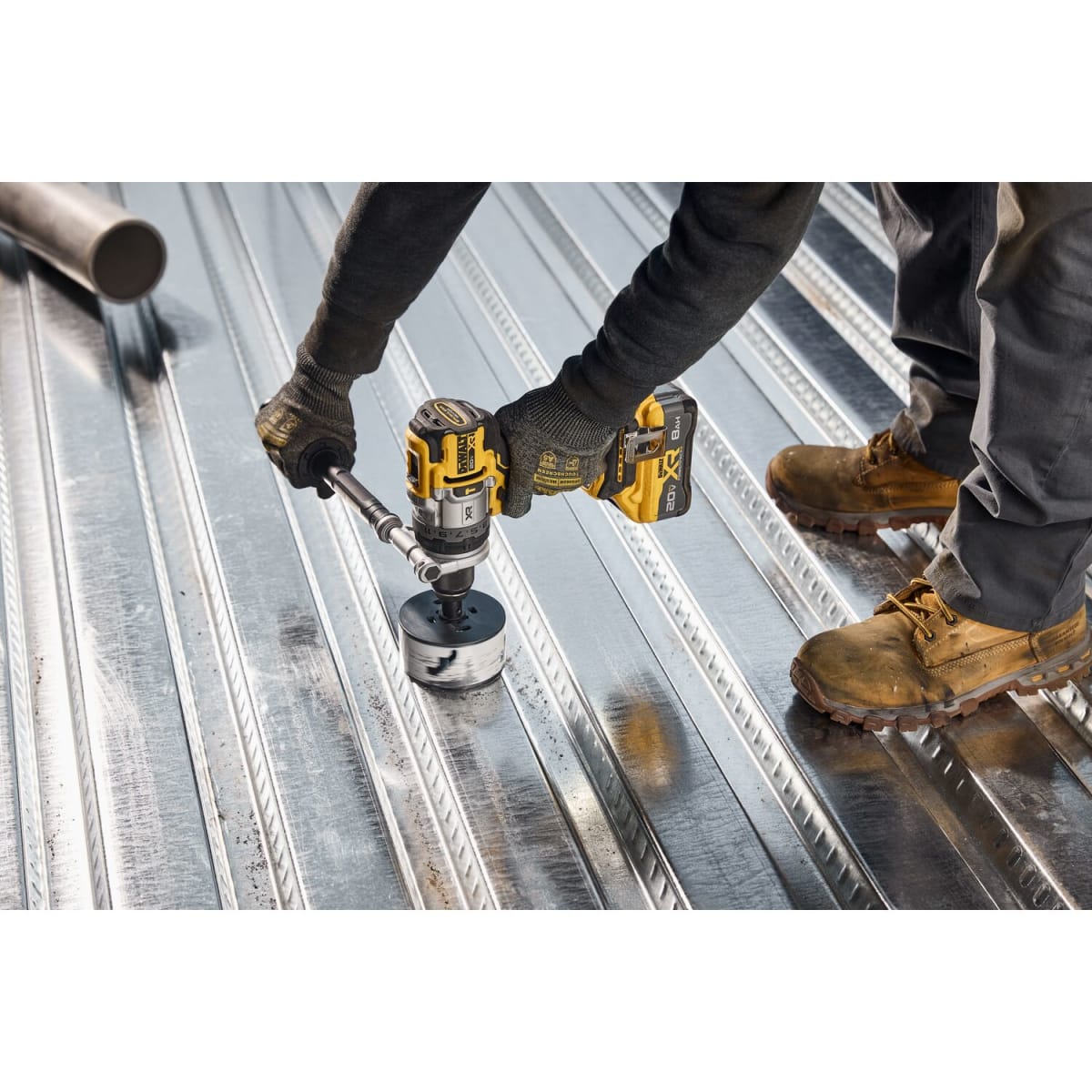 Taladro percutor Dewalt 20V XR 170 Nm (Sin Batería) - DCD1007B-B34