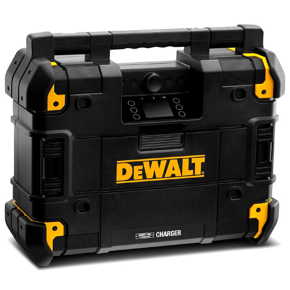 Radio digital bluetooth dewalt flexvolt xr tstak para lugar de trabajo rudo3