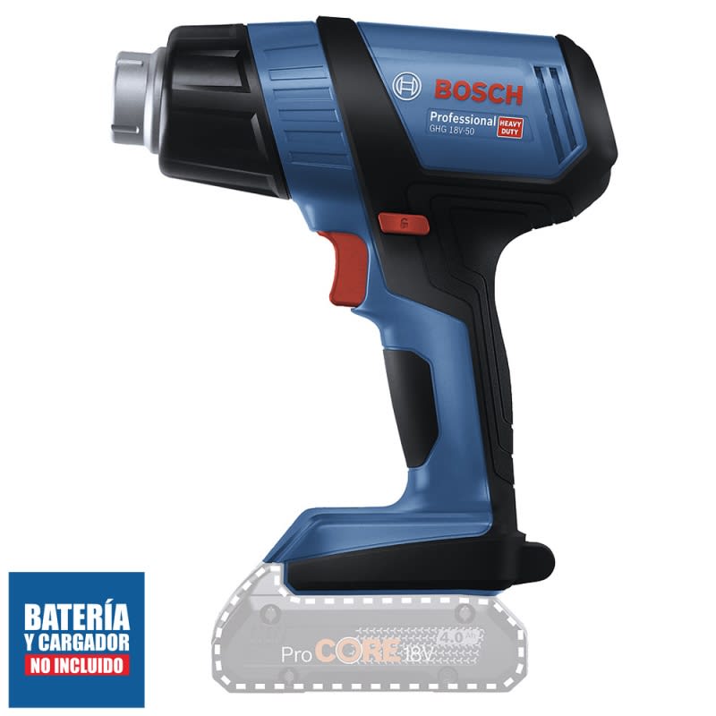 Pistola de Calor 18V 500 °C Baretool Bosch GHG 18V-503