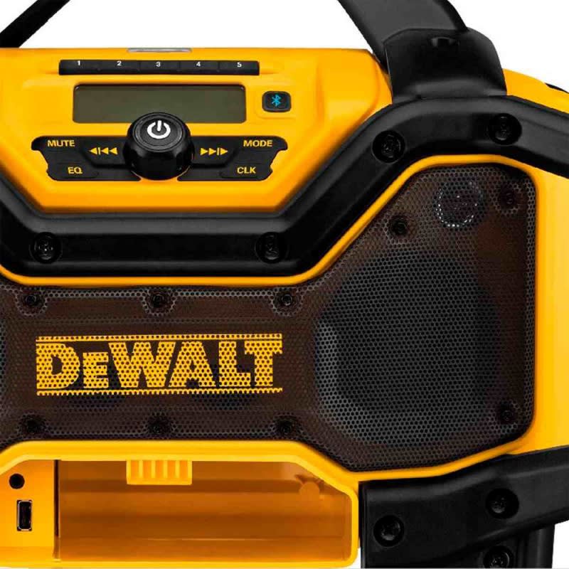 Radio Bluetooth con Auxiliar 12 V / 20 V Baretool (Sin Batería) Dewalt DCR0253