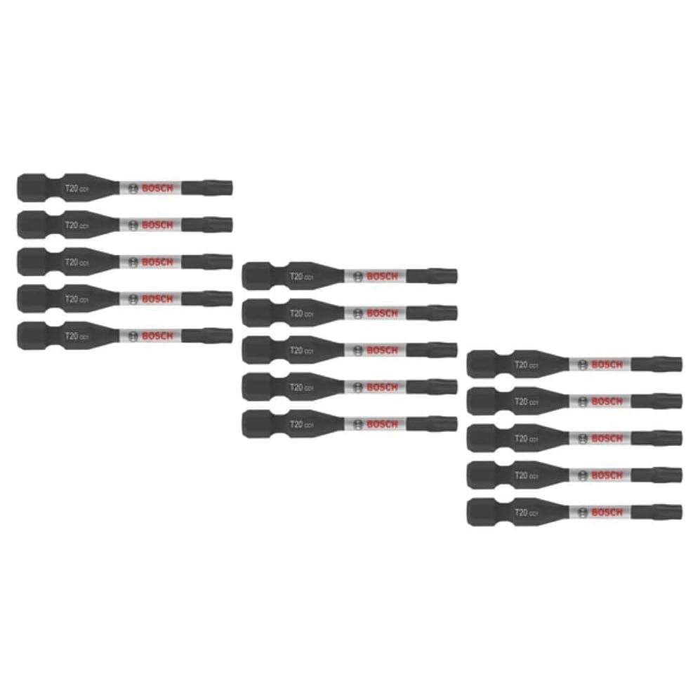 Paquete de 15 Punteras Para Atornillar Torx #20 Bosch ITDT202152