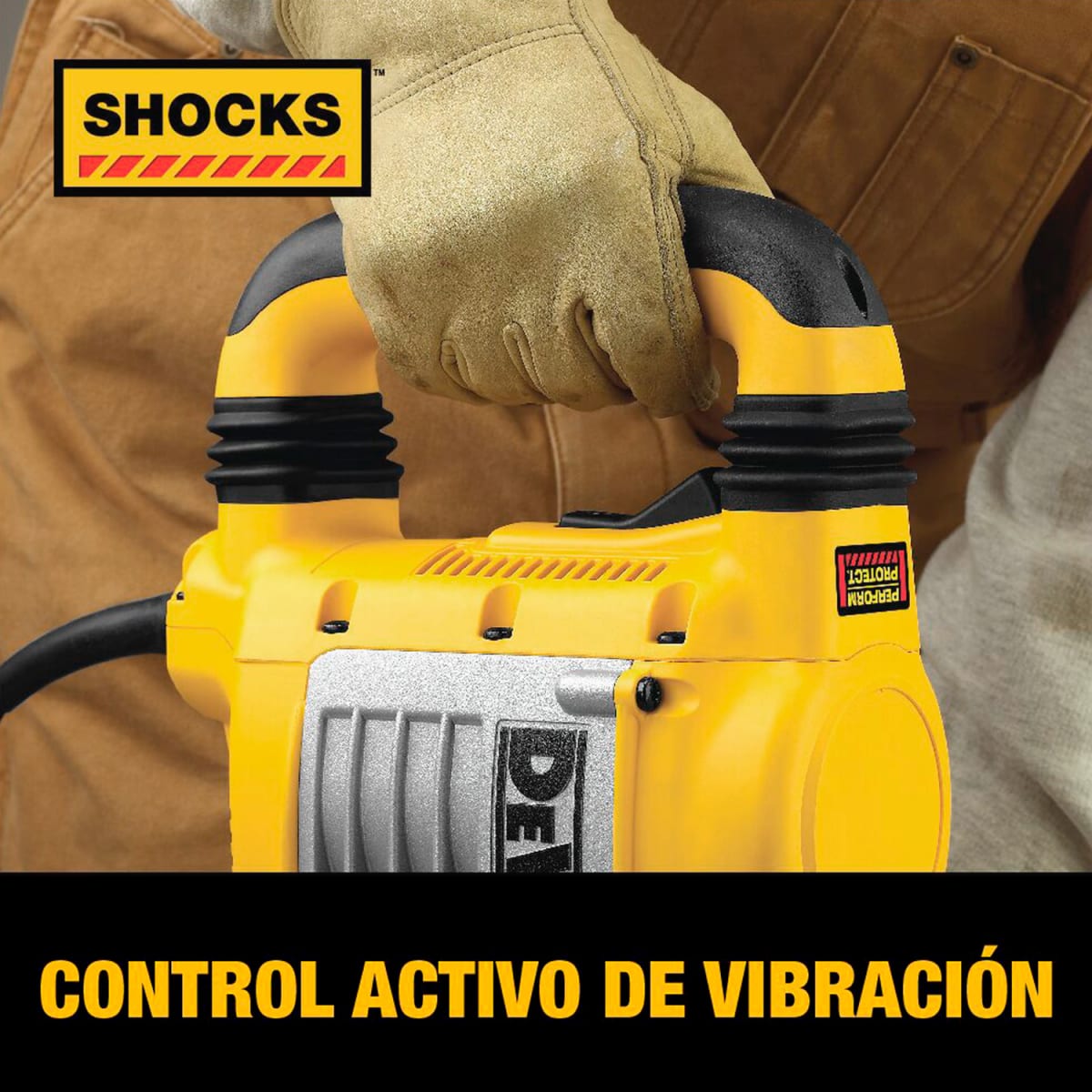 Martillo Demoledor Sds Max D25901K + 4 Cinceles Punta DWA0805 + 1 Cincel Plano DWA0807 Dewalt7