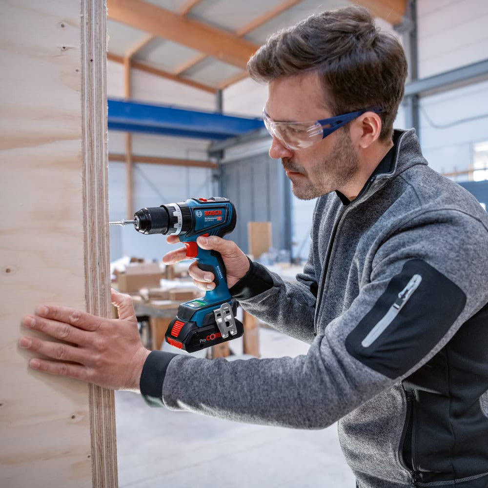 Esmeril Angular Bosch 5'' GWS 180 + Taladro Perc 1/2''  + 2 Bat y Carg -  0615.A00.2605